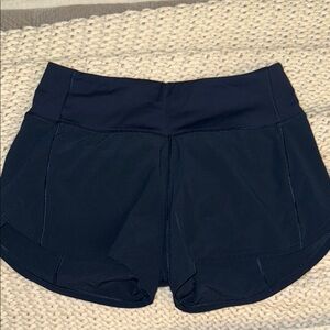 Navy lulu shorts